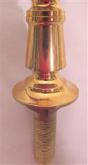 LOT OF 4 #P0013 ANTIQUE LUXURY BRASS STROM PLUMBING TUB FIXTURES ONE UNUSED 3 US